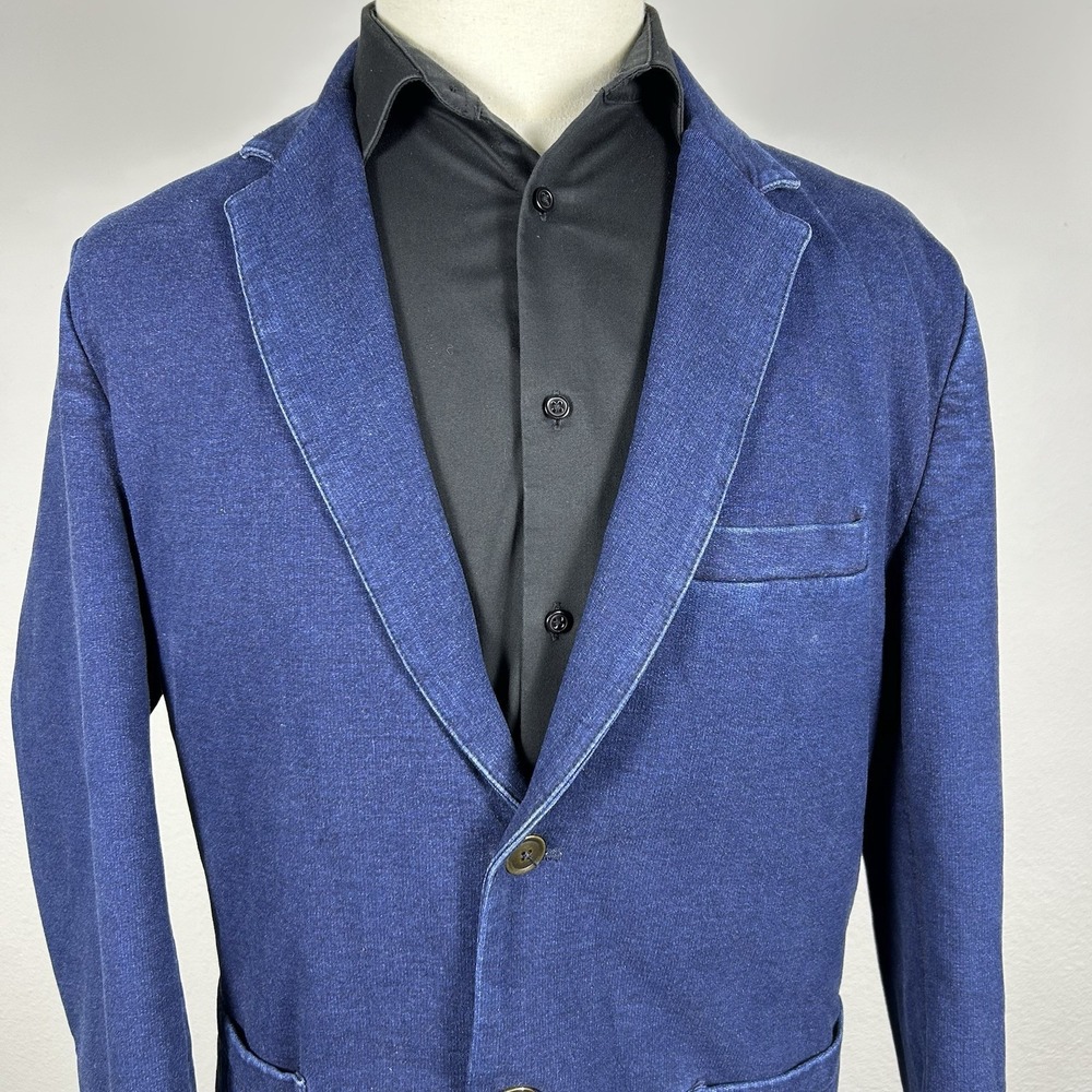 Jos A Bank 1905 Blue Blazer Men's L Tailored Sport Coat Fall Causal Heritage